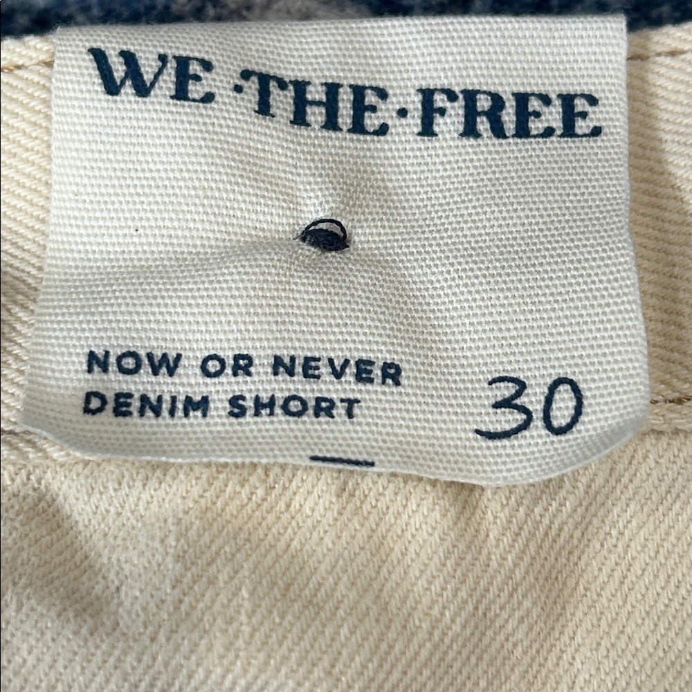 free people we the free NOW OR NEVER DENIM SHORTS - Picture 7 of 8
